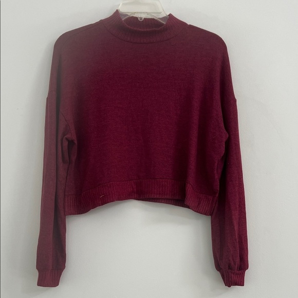 SO Sweaters - SO Maroon Knit Sweater